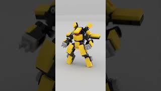 LEGO speed build - Yellow mini Mecha