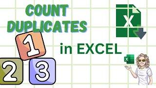 How To Count Duplicates In A List. Excel Tip.