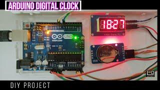 How to make digital clock with arduino, RTC (DS3231) and seven segment display(TM1637)? | DIY | 2021