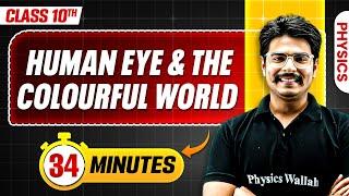 Human Eye and the Colourful World in 34 Minutes | Mind Map Series for Class 10th