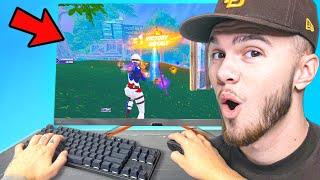 I Played Arena On The BEST FORTNITE MONITOR...