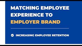 Matching exployee experience to employer brand #CannyBites #employerbrand #employerbranding