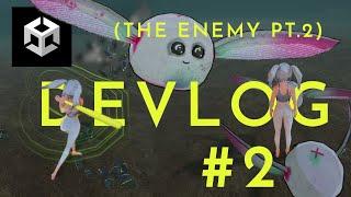 UNITY Devlog Episode 2. Finalising enemy. Enemy action logic in Unity. Aggro and battle.