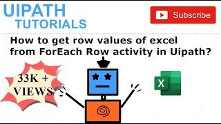 How to get row values of excel from ForEach Row activity in Uipath