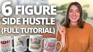 How to Sell Print on Demand Mugs on Etsy with Printify (2024): Easy Online Side Hustle Tutorial