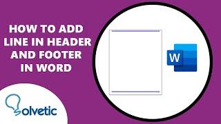 How to Add Line in Header and Footer in Word