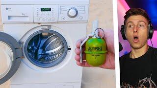 EXPERIMENT: Wird die Waschmaschine überleben?