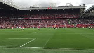 Manchester Derby before kick off at Old Trafford 2016