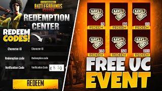 Get Free UC From Pubg | New Redeem Codes For Tokens | Bonus Challenge Available | PUBGM