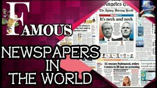 FAMOUS NEWSPAPERS IN THE WORLD | General Knowledge | World's Knowledge Book