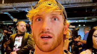 LOGAN PAUL REACTS TO AUSTIN MCBROOM KO LOSS TO ANESONGIB; SAYS GIB IS A HERO FOR KO