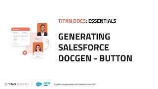 Salesforce Document Generation Button with Titan