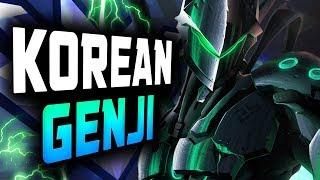 10 MIN = 46 ELIMS! Architect Pro Genji Gameplay! [ OVERWATCH SEASON 14 TOP 500 ]