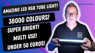 Ulanzi VL110 RGB Ice Tube Light Less Than 50€ Godox TL30 Amaran MT Pro Nanlite PavoTube Alternative