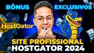 HOSTGATOR 2024: Tutorial Completo para Criar seu Site (Bônus VIP, Domínio, Hospedagem)