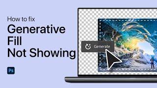 How To Fix Generative Fill Not Showing in Photoshop - Magic AI