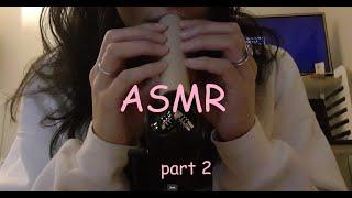 ASMR my second video (tapping, mouth sounds, crinkles, hand sounds)