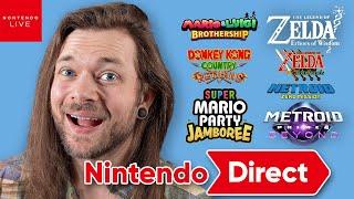 Deep Diving into the BEST Nintendo Direct EVER | Nontendo LIVE #1