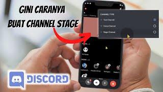 Cara Buat Channel Stage Discord di Hp Android Ko Tutorial