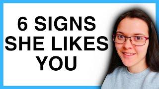 6 Signs She Likes You But Is HIDING It!!