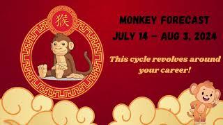  Monkey Predictions Horoscope For July 14 - August 3, 2024  #astrology