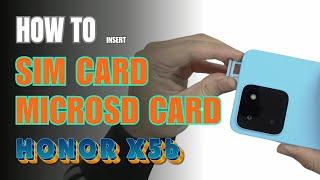 How to Install a SIM Card to HONOR X5b