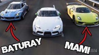 ARABALARIMIZI KAPIŞTIRDIK - MERVAN vs BATURAY vs MAMİ (Forza Horizon 5)