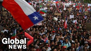 Chile protests: More than 1 million march in anti-government rally in Santiago