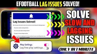 How To Solve Lag Problem In eFootball 2023 | Lagging Problem Solution