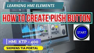 How to Create Push Button on HMI