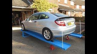 Homemade Car Service Ramps