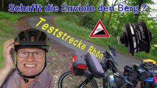 Radtour mit der Enviolo-Schaltung. Teststrecke Rhön. Unterwegs mit dem R+H Charger3