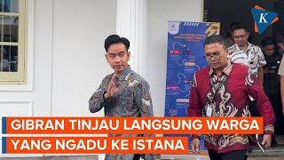 Momen Gibran Temui Warga yang Ngadu ke Lapor Mas Wapres