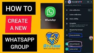 How To Create A New WhatsApp Group Without Adding Contacts.