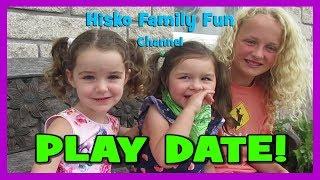 PLAY DATE WITH NEW FRIENDS - Trampoline Jumping Family Fun Daughter Angelman syndrome Vlog Youtube