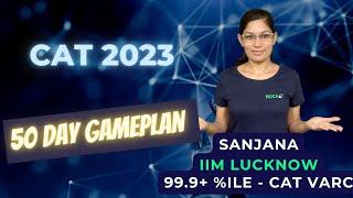 50 Day CAT 2023 99%ile Gameplan with Mockat