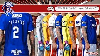 PES2021 Ranger FC kit 2022 23 leaked (sider version)