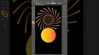 Creative Circle Shape in illustrator #shorts