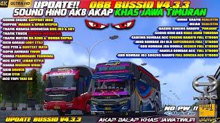 UPDATE !! OBB BUSSID V4.3.3 TERBARU SOUND HINO AK8 AKAP KHAS JAWA TIMUR RUNTEXT MATA GRAFIK ETS2