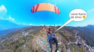 First time paragliding  in pokhara nepal 