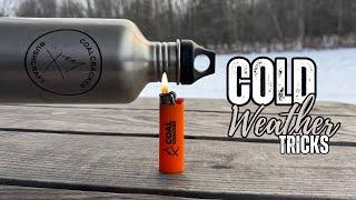 Lighter Hacks So Simple You will Scratch Your Head! Cold Weather Survival Fire