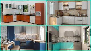 Modern Home L Shaped Kitchen Designs With Modern Kitchen Cabinet Sink Wall Rack Counter Platform