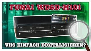 VHS Kassetten einfach digitalisieren? Funai WD6D-M101