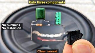 Sound filter circuit for any amplifier | Diy low pass filter circuit | Super bass for subwoofer.