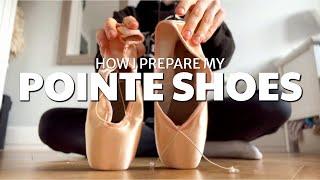 How a Professional Ballet Dancer Prepares Her Pointe Shoes
