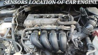 TOYOTA COROLLA ALTIS KE ENGINE SENSORS KI LOCATION. SENSORS LOCATION OF TOYOTA COROLLA ALTIS.