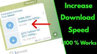 How to increase telegram download speed in pc & mobile | Telegram download speed slow problem