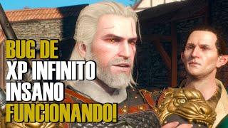 THE WITCHER 3 NOVA VERSÃO - Bug de XP Infinito Muito Louco!