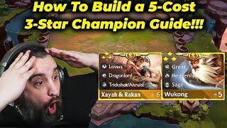 TUTORIAL: How To Build a 3-Star 5-Cost Champion as a Silver/Gold Player In TFT Set 11!