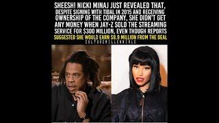 NICKI MANJI SAYS JAYZ SOLD TIDAL FOR 300 M’S AN SHE DIDNT GET A PENNY? I BET BIRDMAN KNOW AB THAT